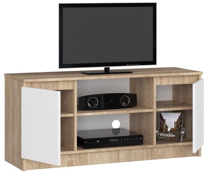 TV-SCHRANK 120 cm 2D 1P SONOMA / WEISS