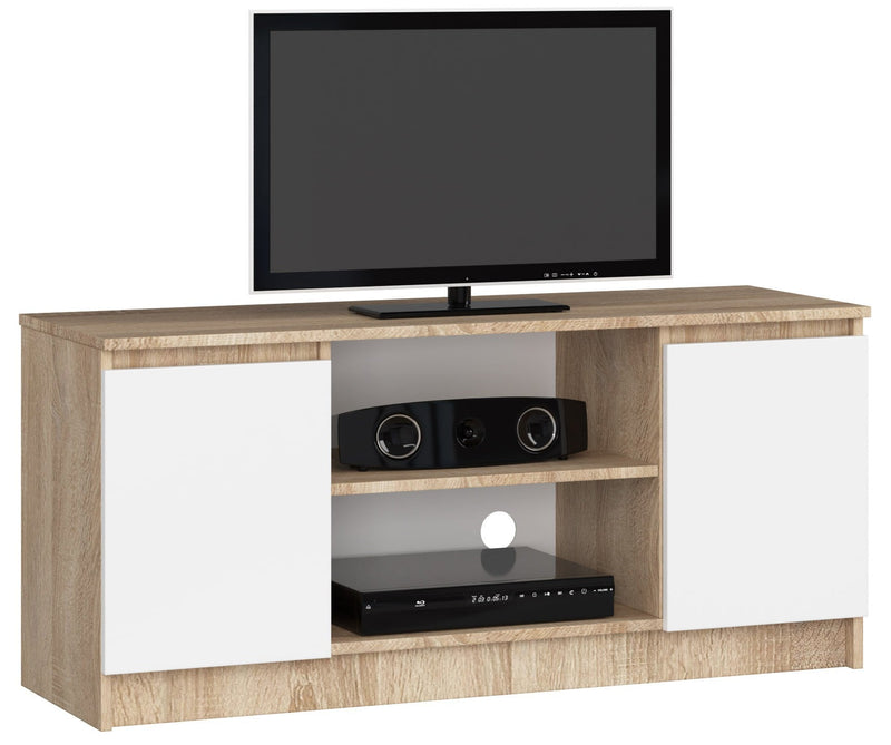 TV-SCHRANK 120 cm 2D 1P SONOMA / WEISS