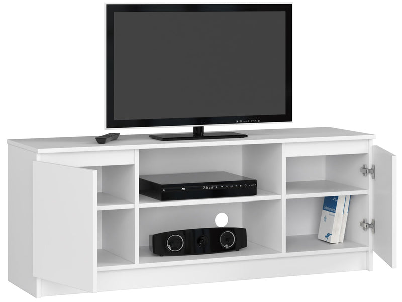 TV-SCHRANK 140 cm 2D 1P WEISS