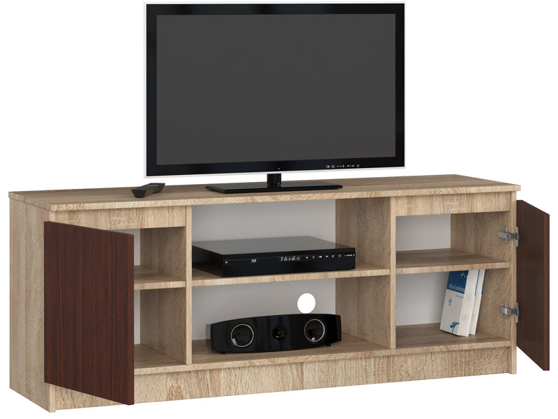TV-SCHRANK 140 cm 2D 1P SONOMA / WENGE