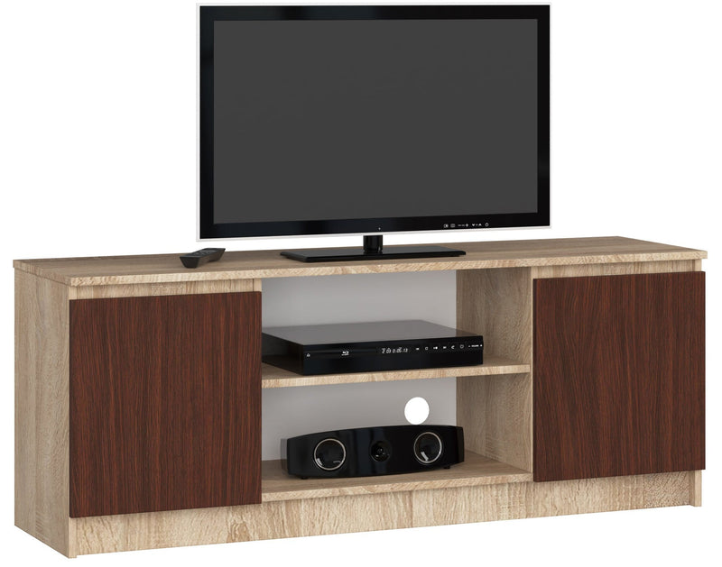 TV-SCHRANK 140 cm 2D 1P SONOMA / WENGE