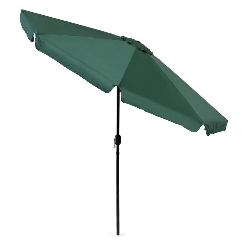 Sonnenschirm groß 3 m neigbar knickbar mit Kurbel grün MultiGarden