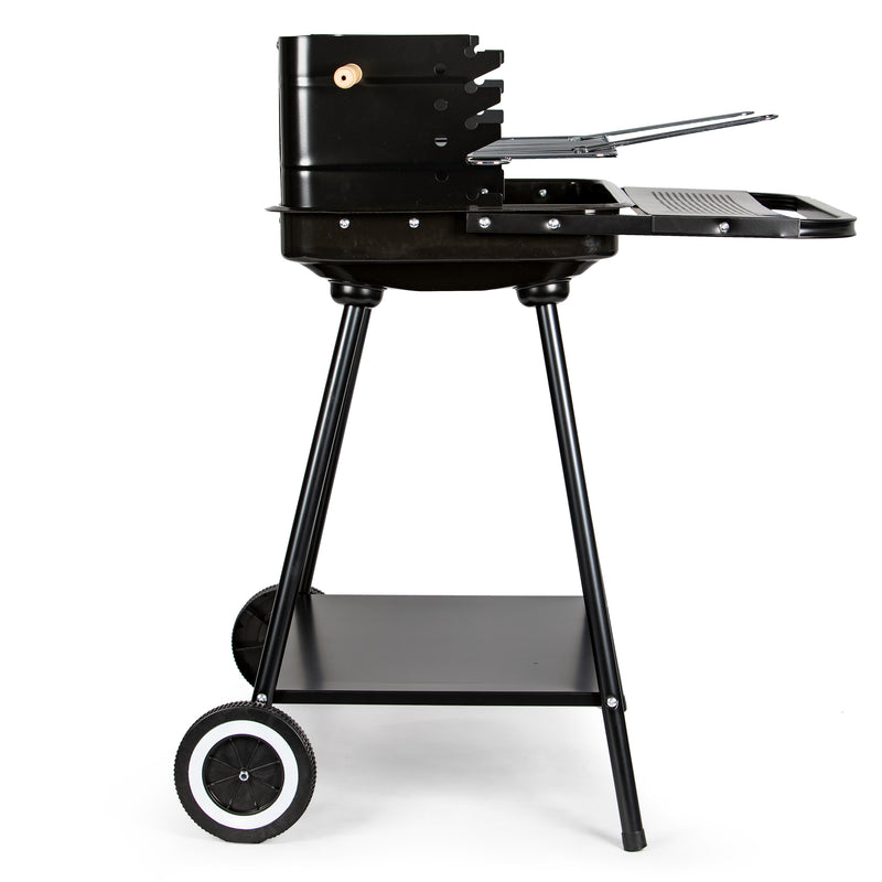 Gartengrill mit Spieß und Rostverstellung + zwei große Ablagen MultiGarden