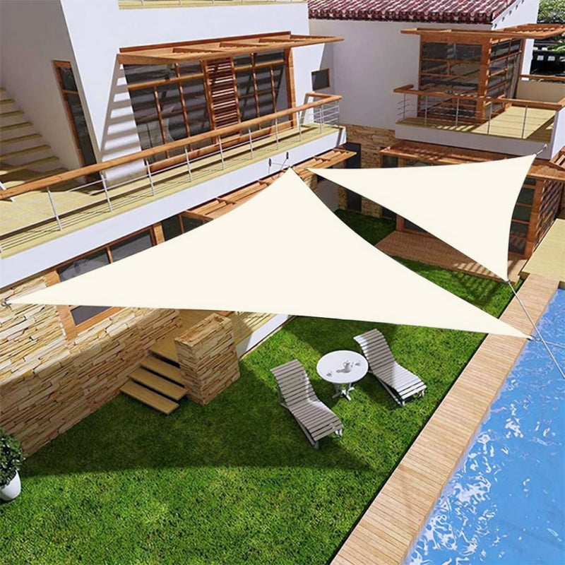 Sonnensegel wasserdicht 4x4x4m ModernHome - beige