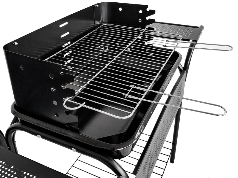 Gartengrill Metallregale Rostverstellung Räder MultiGarden