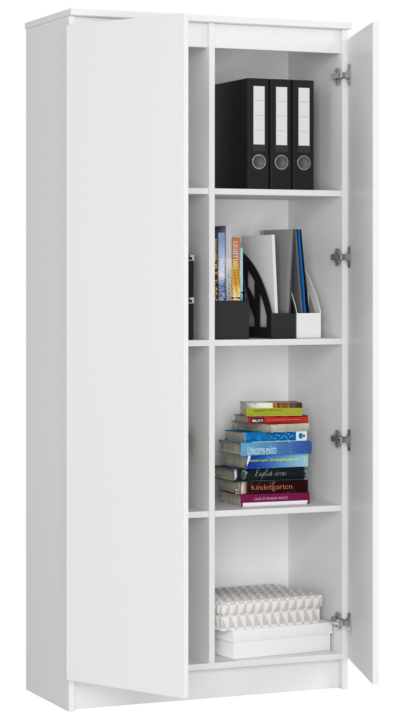 GESCHLOSSENES REGAL R80 2D 8P CLP DZ WEISS