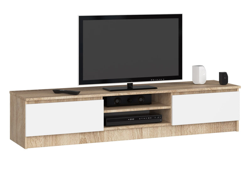 TV-Truhe K160 CLP Sonoma / Weiß