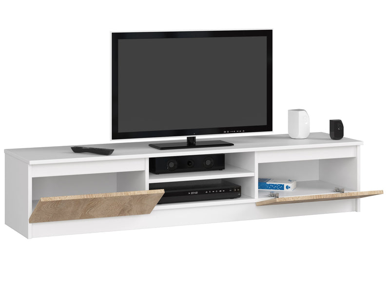TV-Truhe K160 CLP Weiß / Sonoma