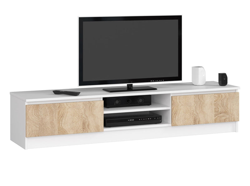 TV-Truhe K160 CLP Weiß / Sonoma